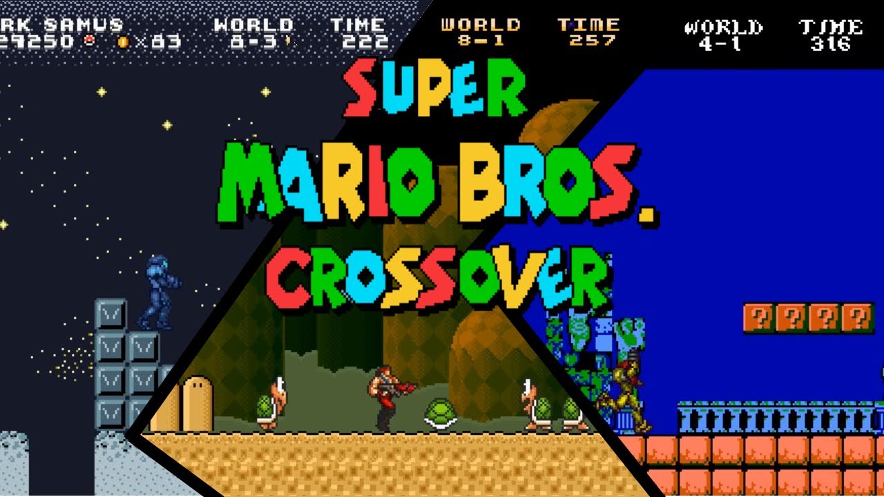 play super mario bros crossover